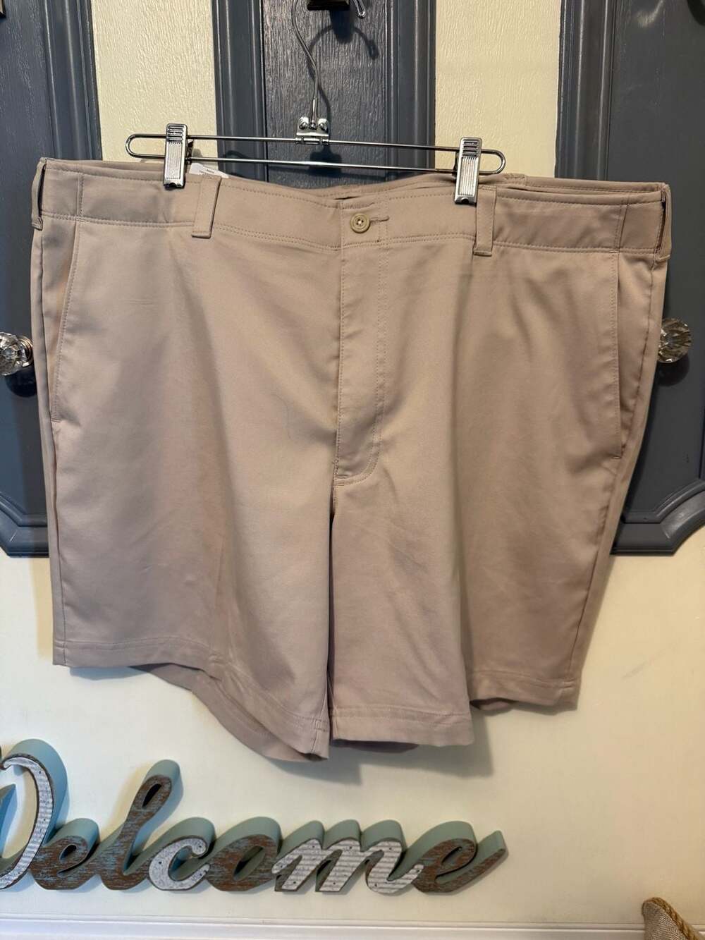 Grandslam Men's Performance Khaki Golf Shorts Size 40